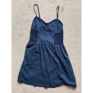 Lefties blue and green sleeveless dress